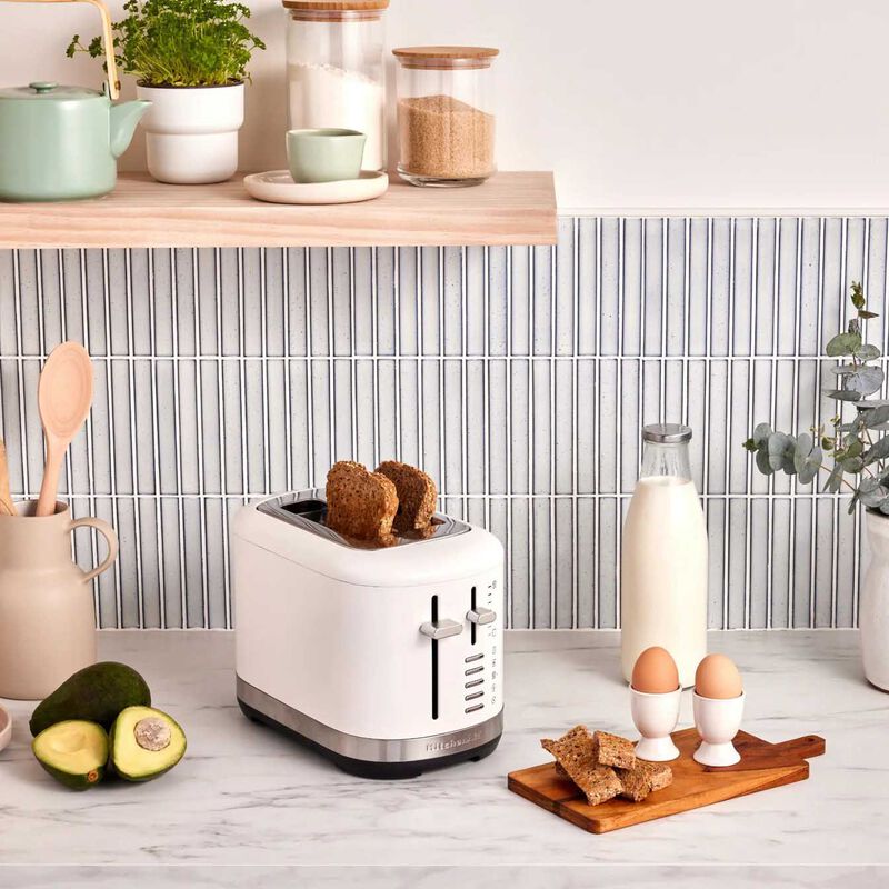 KitchenAid 2 Slice Toaster - Porcelain White image number 1